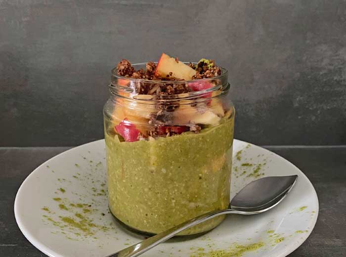 apfel-matcha-porridge