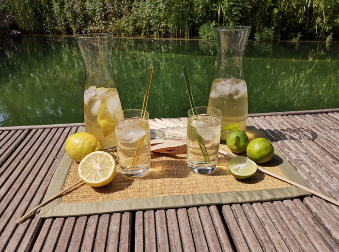 Limoncello Eistee und Caipirinha Eistee