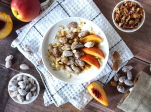 Gebrannte Mandel Porridge