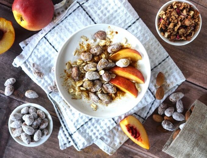 Gebrannte Mandel Porridge