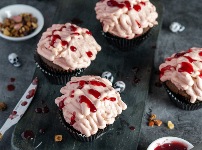 Rezept für Gehirn-Tee-Muffins mit Früchtetee Feige-Rosé