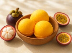 Passionsfruchtsorbet